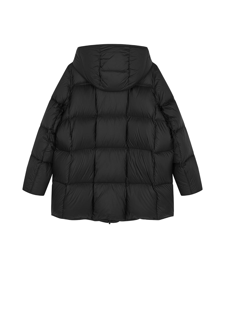 Coat / JNBY Relaxed Hooded Goose Down Jacket