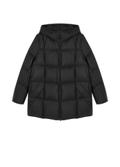 Coat / JNBY Relaxed Hooded Goose Down Jacket