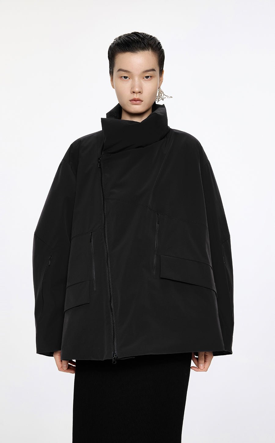 Coat / JNBY Irregular Windproof Down Jacket