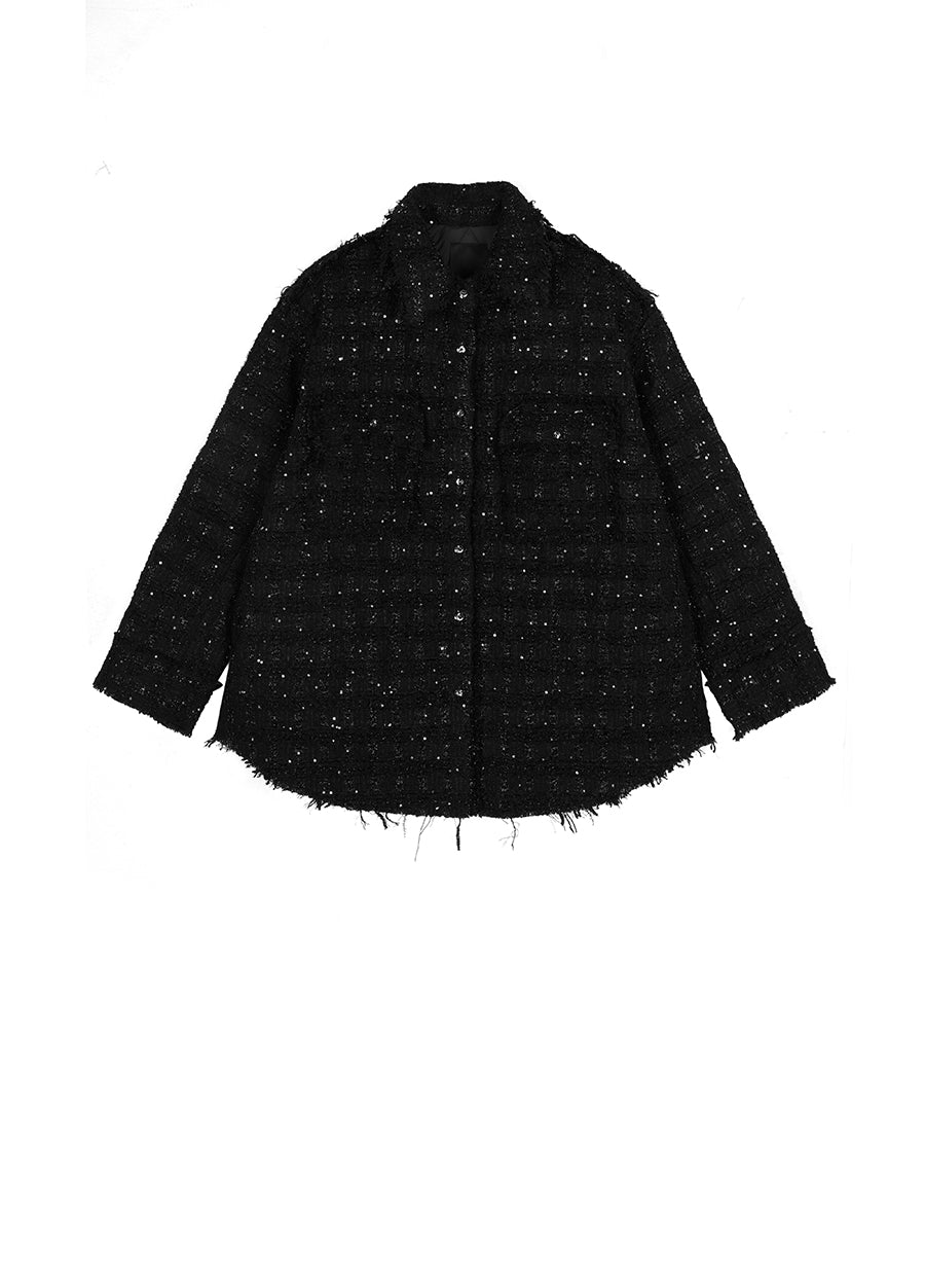 Coat / JNBY Oversized Jacquard Down Coat