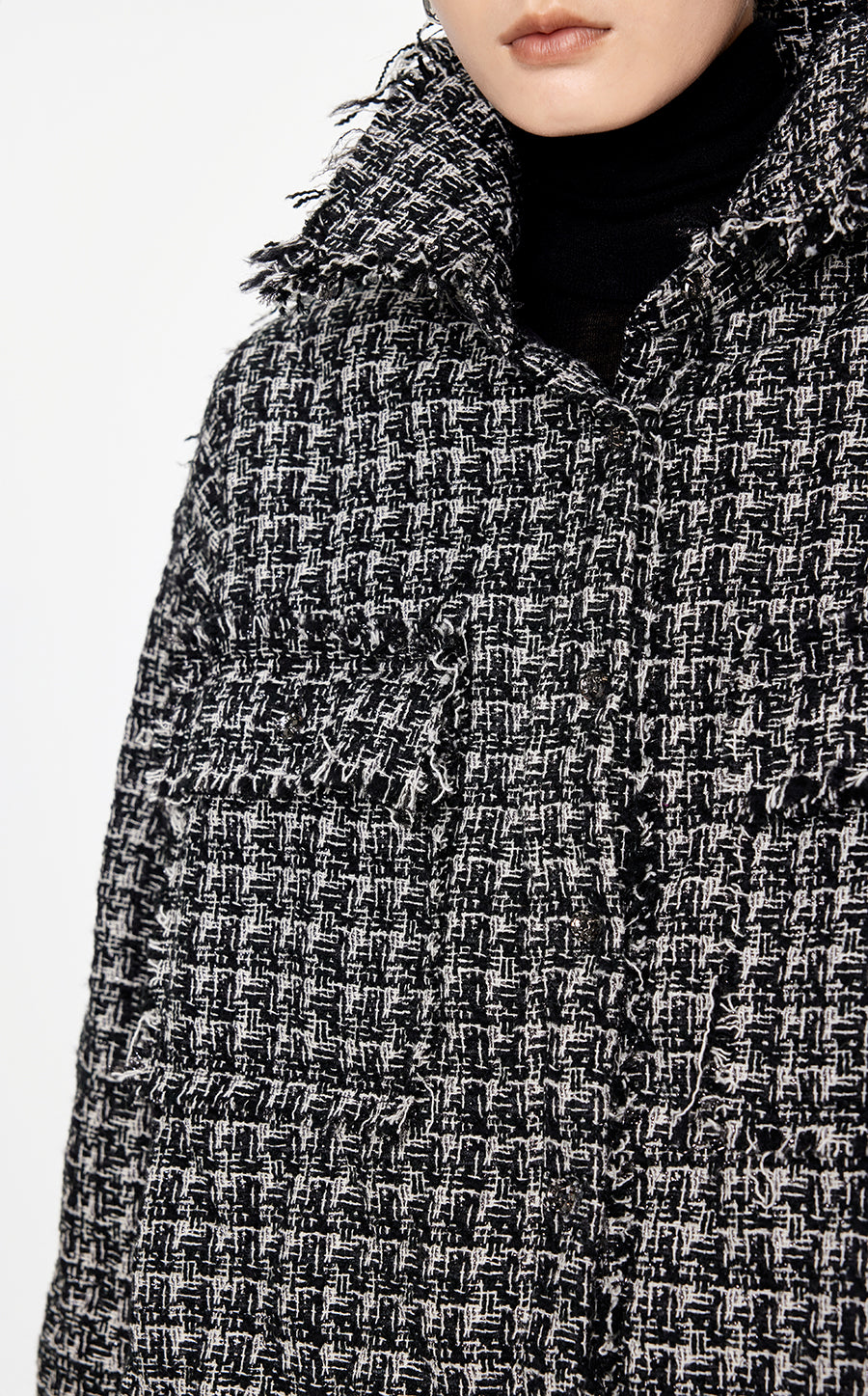 Coat / JNBY Oversized Jacquard Down Coat