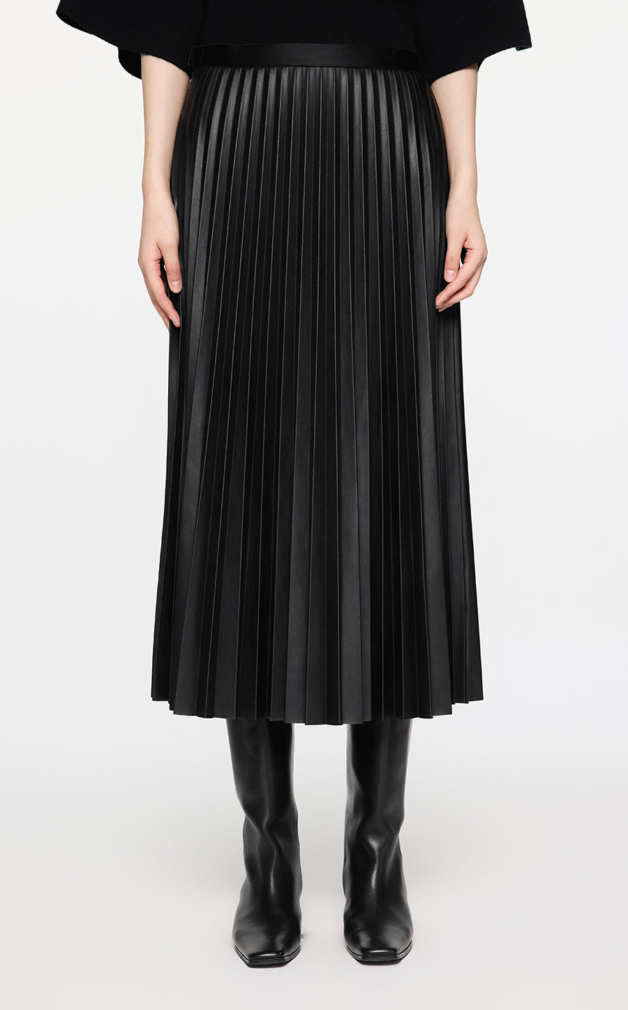 Skirt / JNBY Pleated Midi Skirt