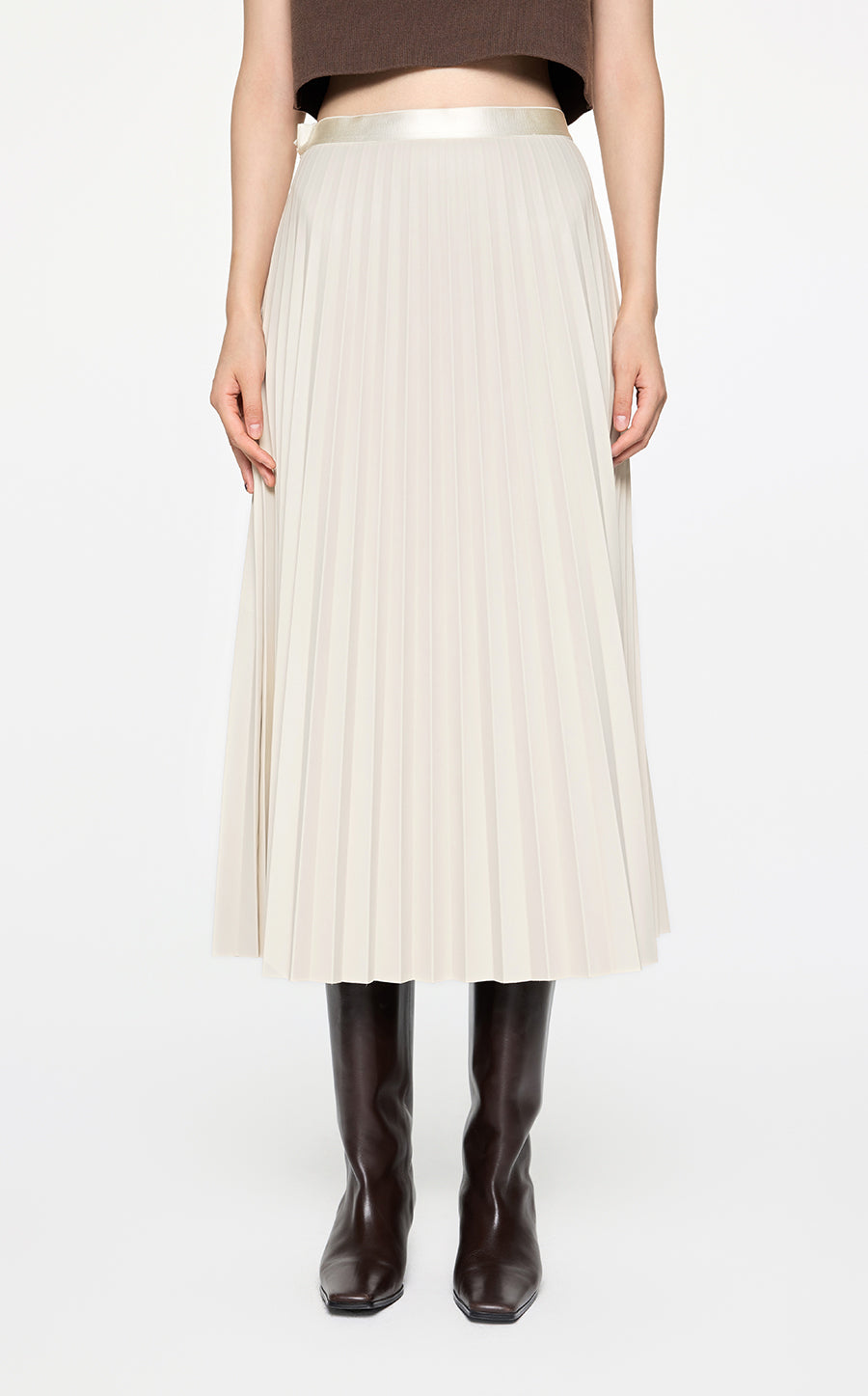 Skirt / JNBY Pleated Midi Skirt