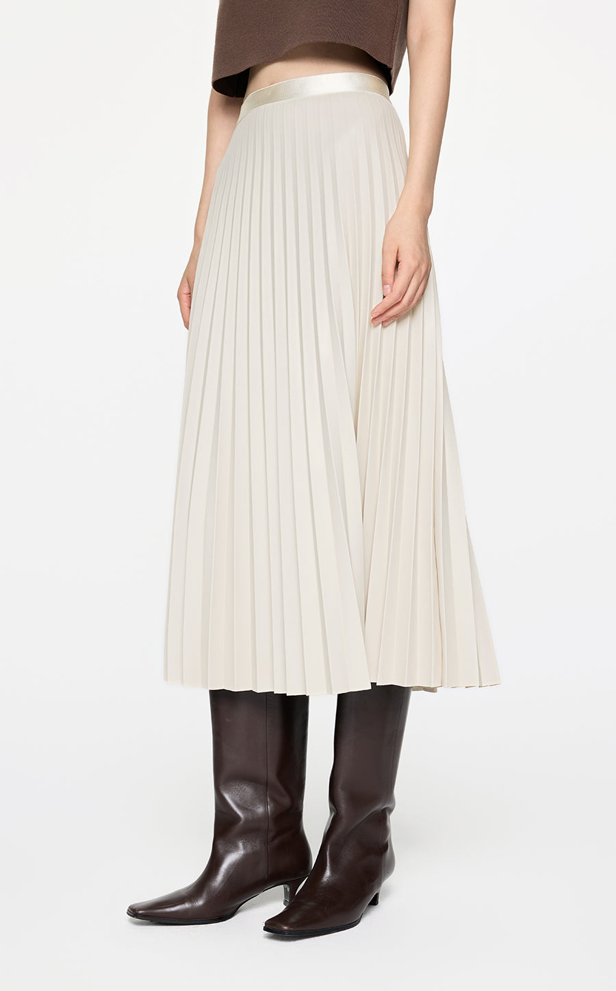 Skirt / JNBY Pleated Midi Skirt