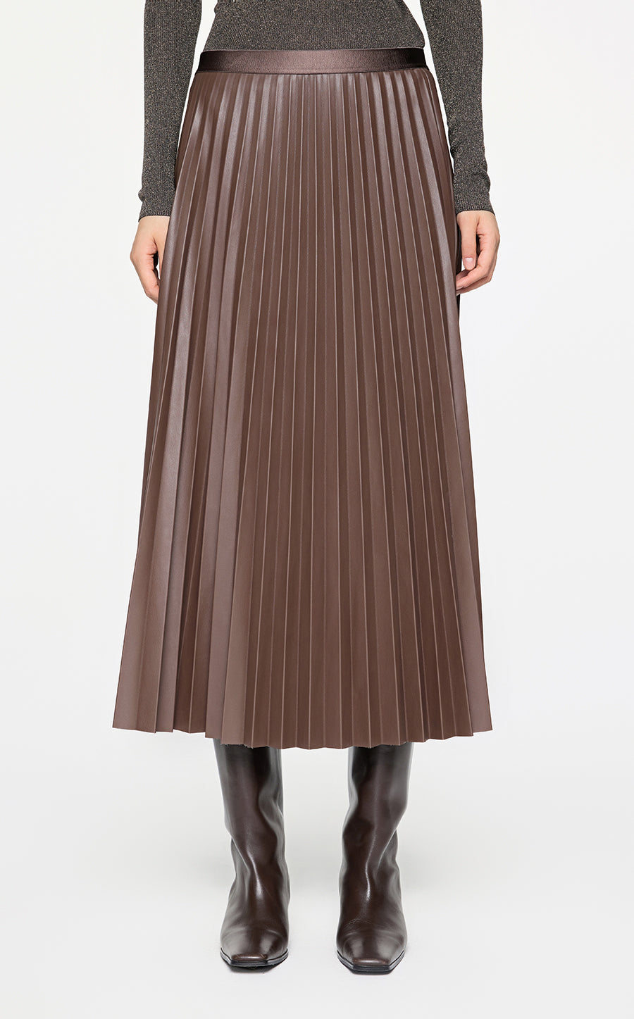 Skirt / JNBY Pleated Midi Skirt