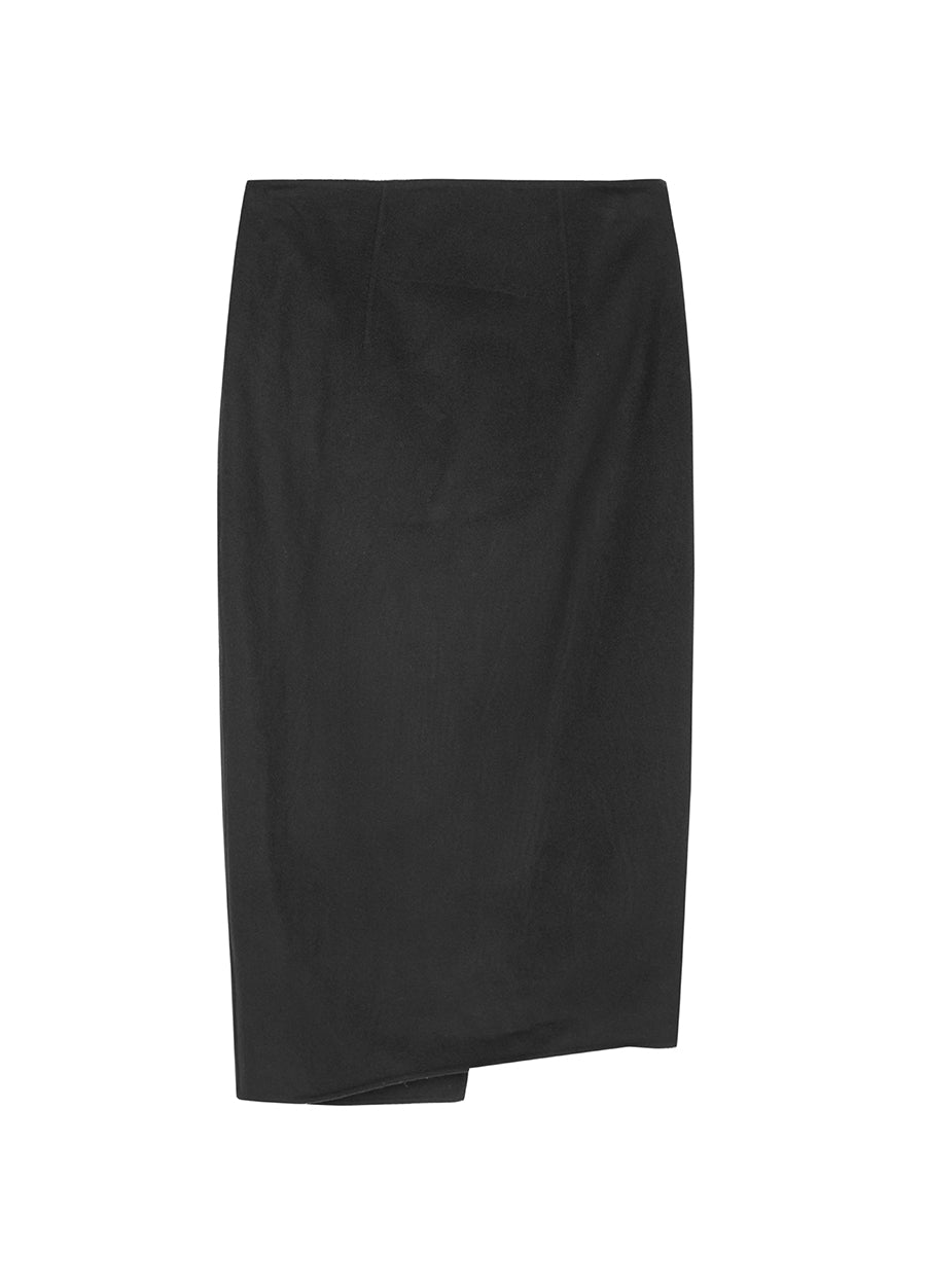 Skirt / JNBY Asymmetric Wool Skirt