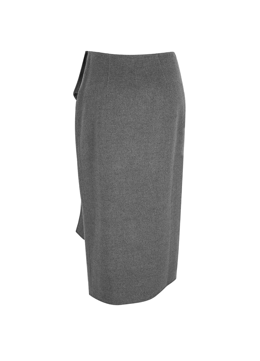 Skirt / JNBY Asymmetric Wool Skirt