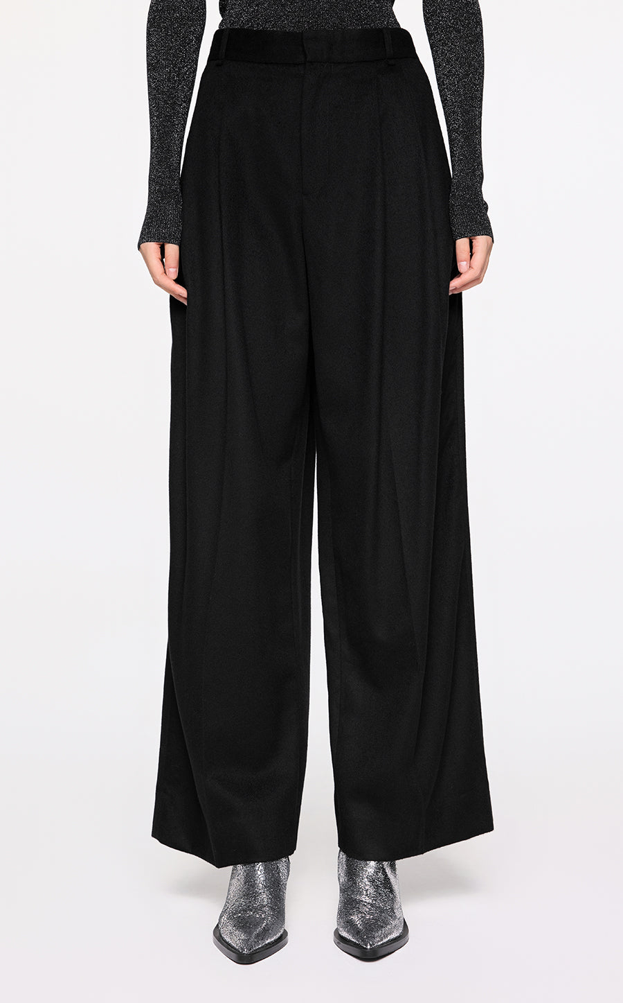 Pants / JNBY Straight-Leg Wool-Cashmere Trousers