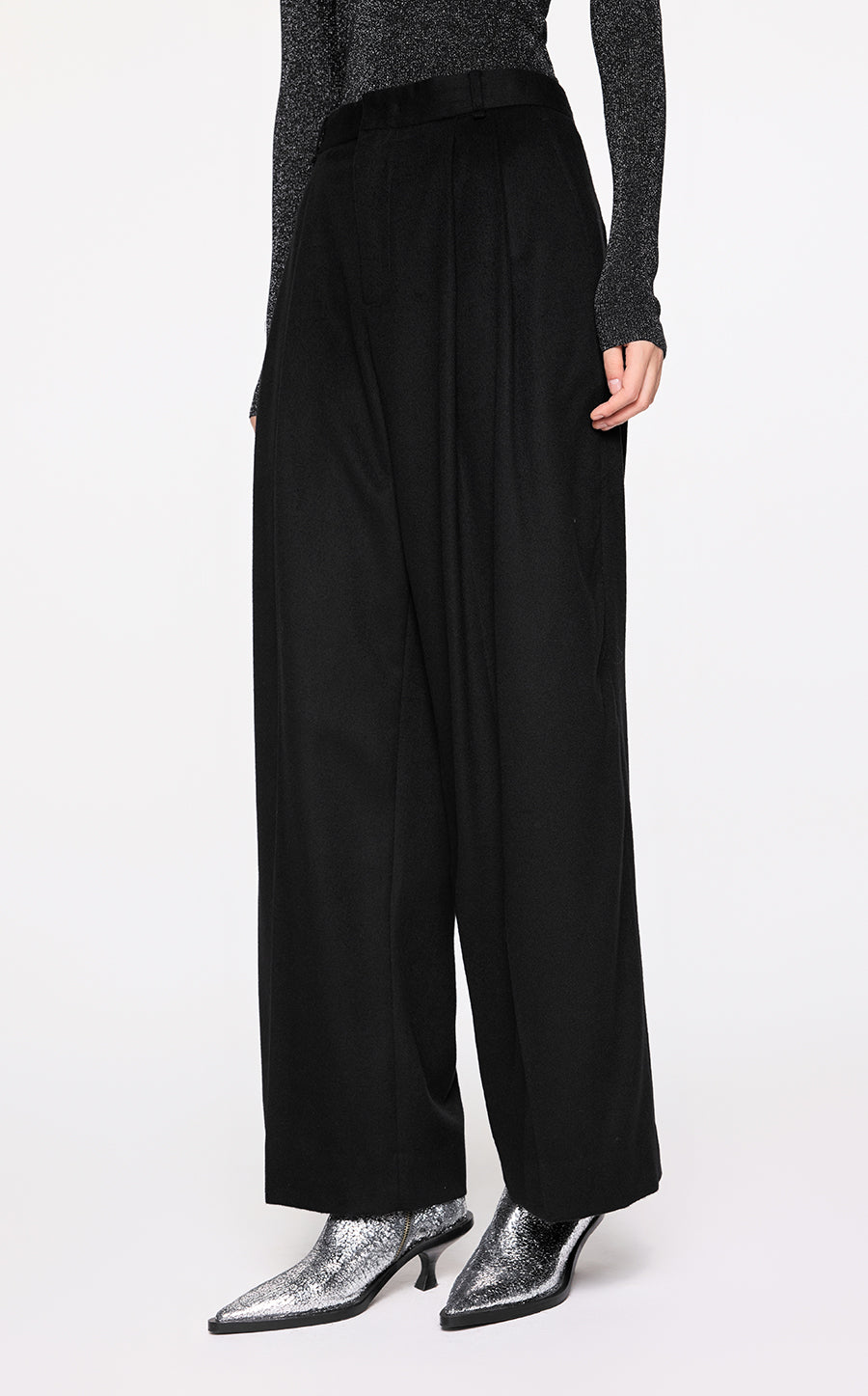 Pants / JNBY Straight-Leg Wool-Cashmere Trousers