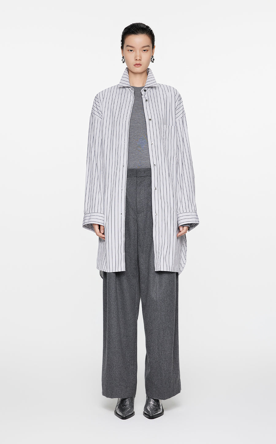 Pants / JNBY Straight-Leg Wool-Cashmere Trousers