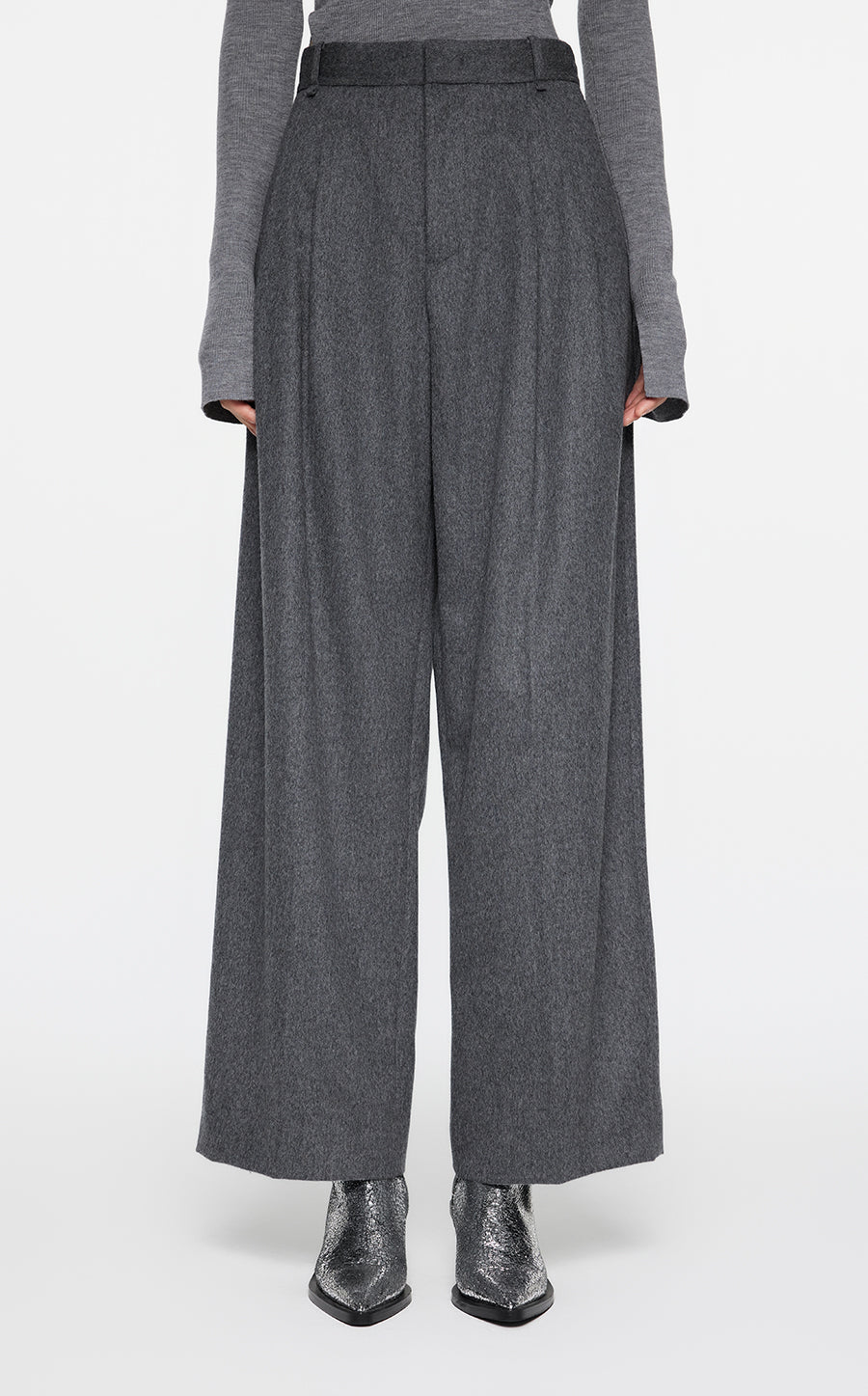 Pants / JNBY Straight-Leg Wool-Cashmere Trousers