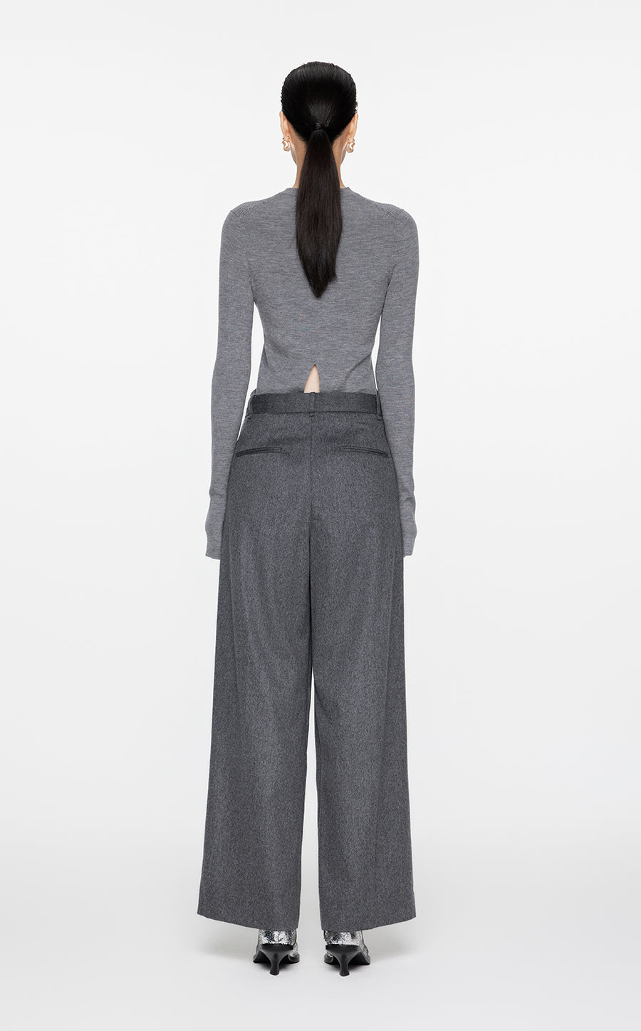 Pants / JNBY Straight-Leg Wool-Cashmere Trousers