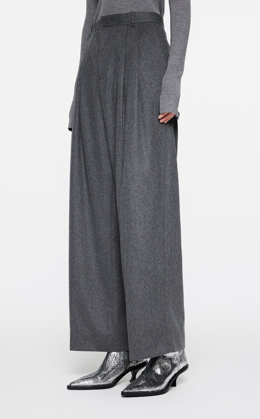 Pants / JNBY Straight-Leg Wool-Cashmere Trousers