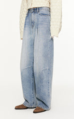 Pants / JNBY Washed Denim Cotton Jeans