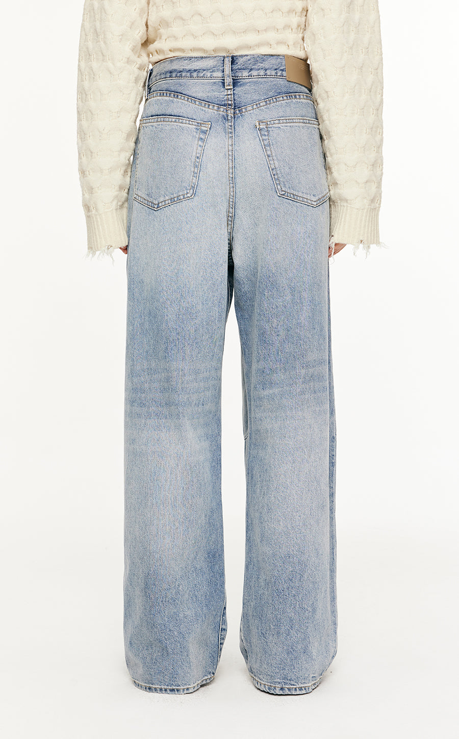 Pants / JNBY Washed Denim Cotton Jeans