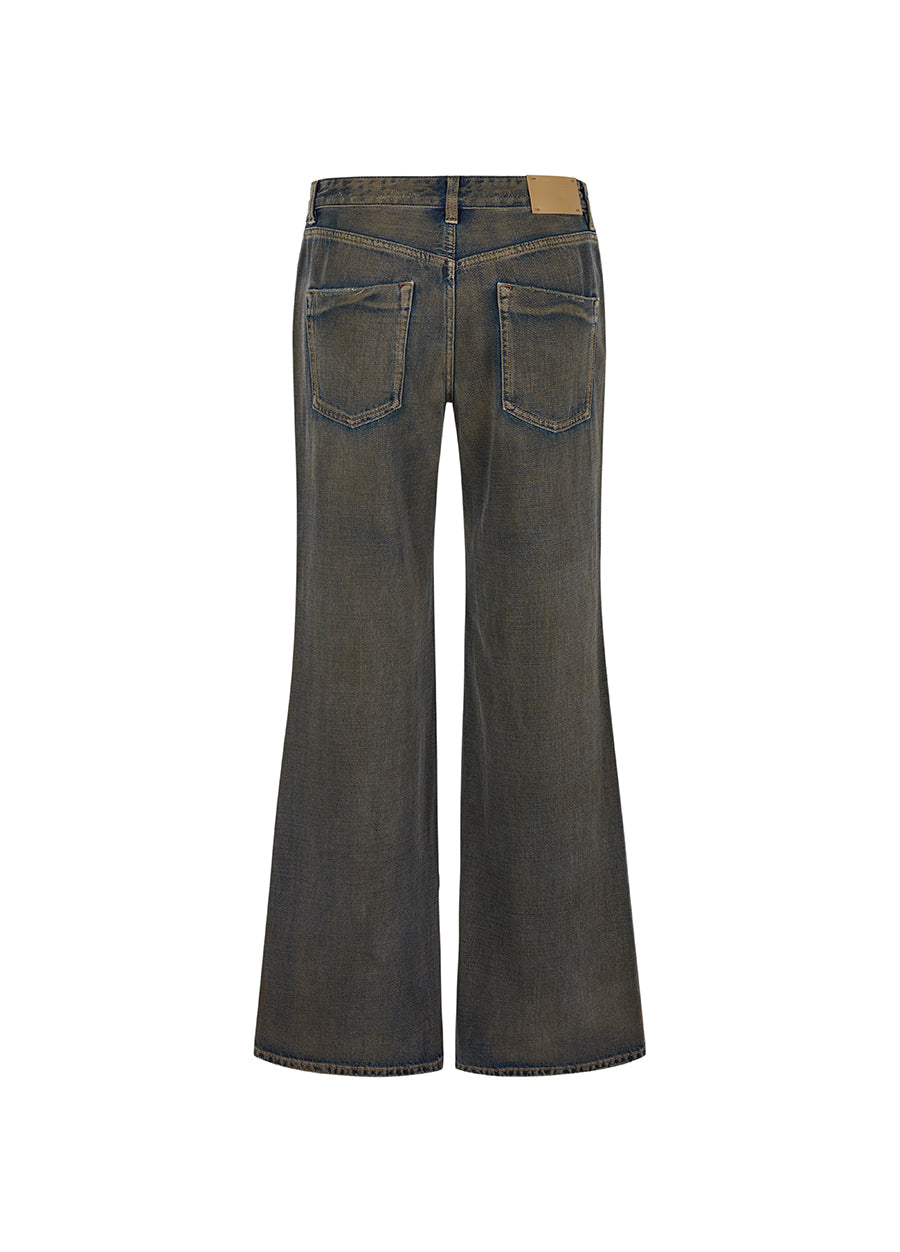 Pants / JNBY Flared Cotton Jeans