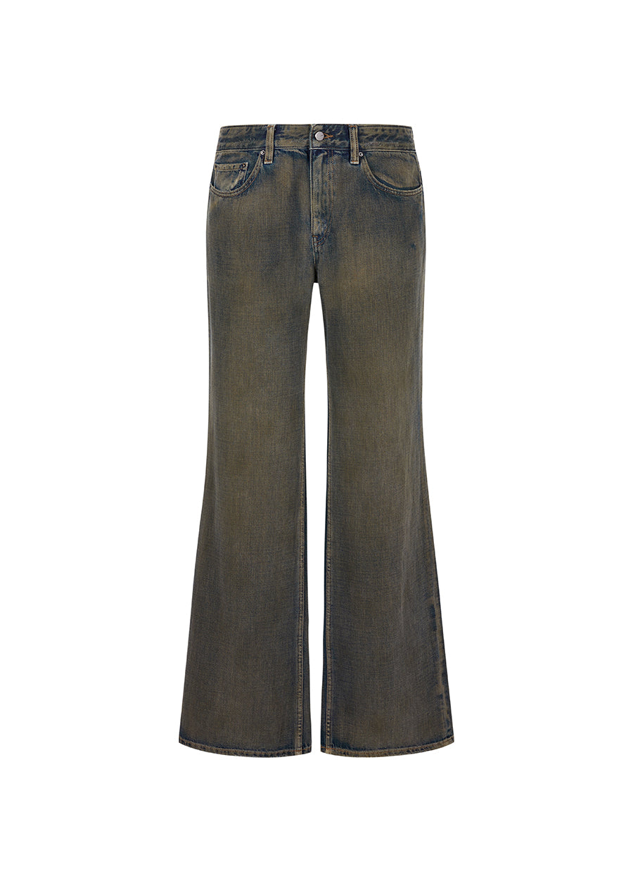 Pants / JNBY Flared Cotton Jeans