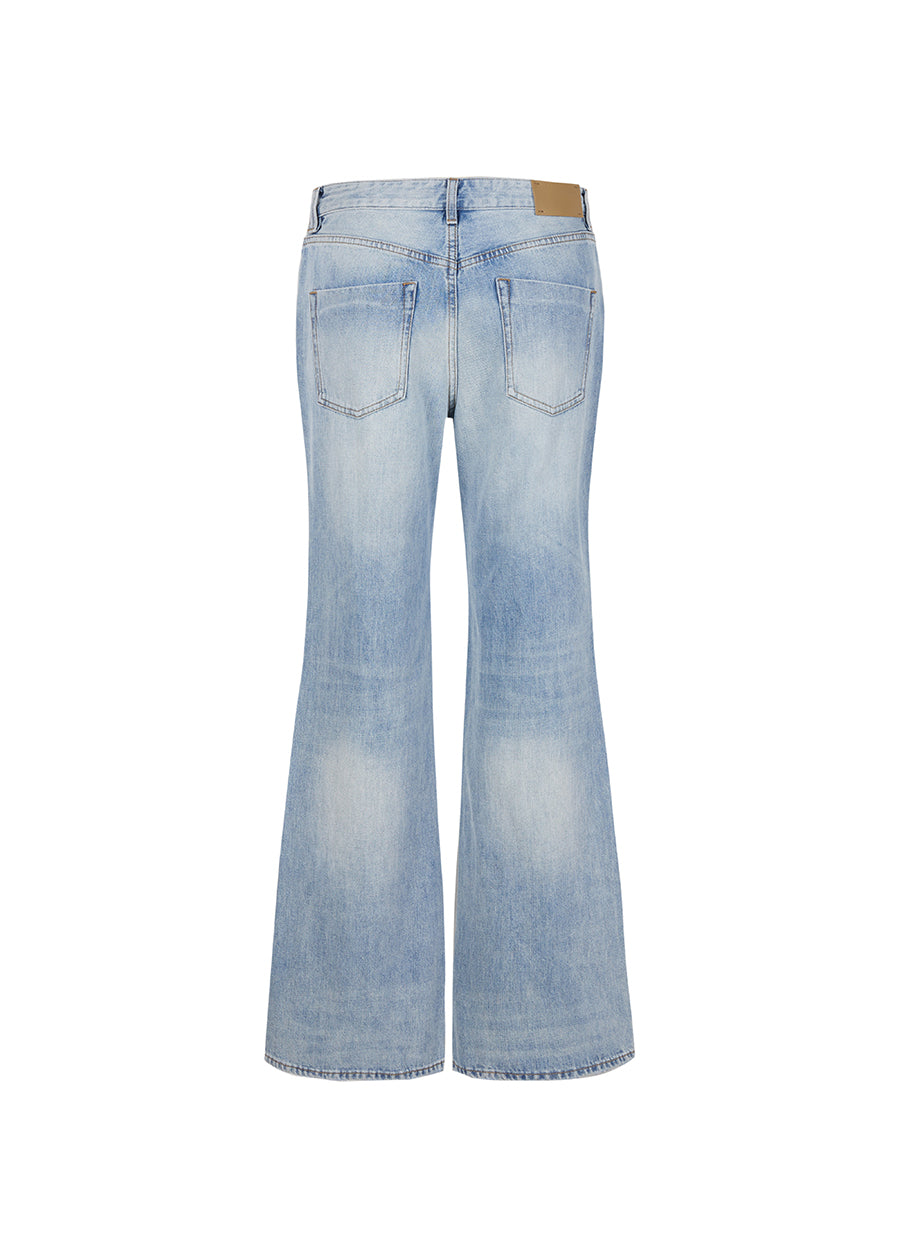 Pants / JNBY Flared Cotton Jeans