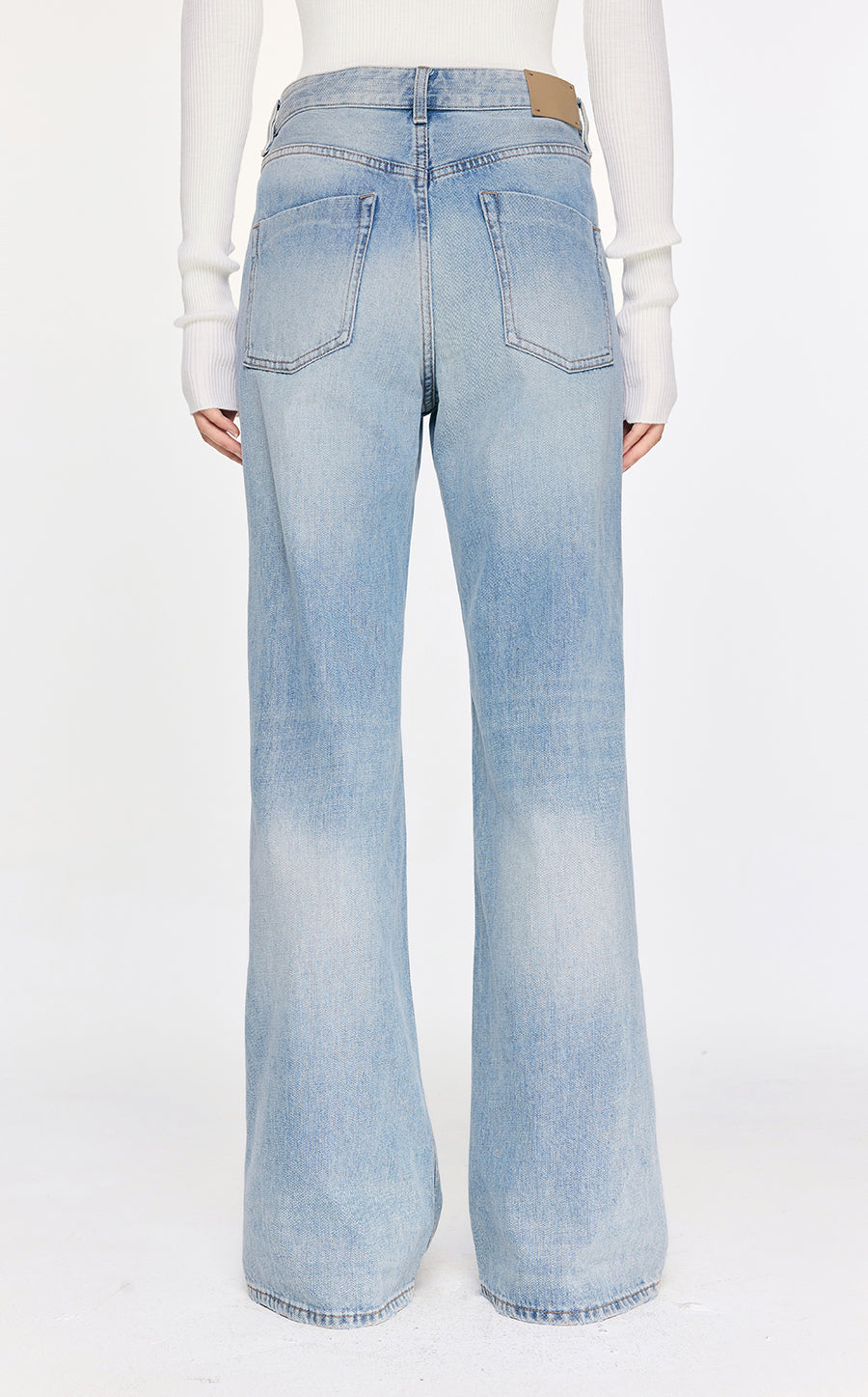 Pants / JNBY Flared Cotton Jeans