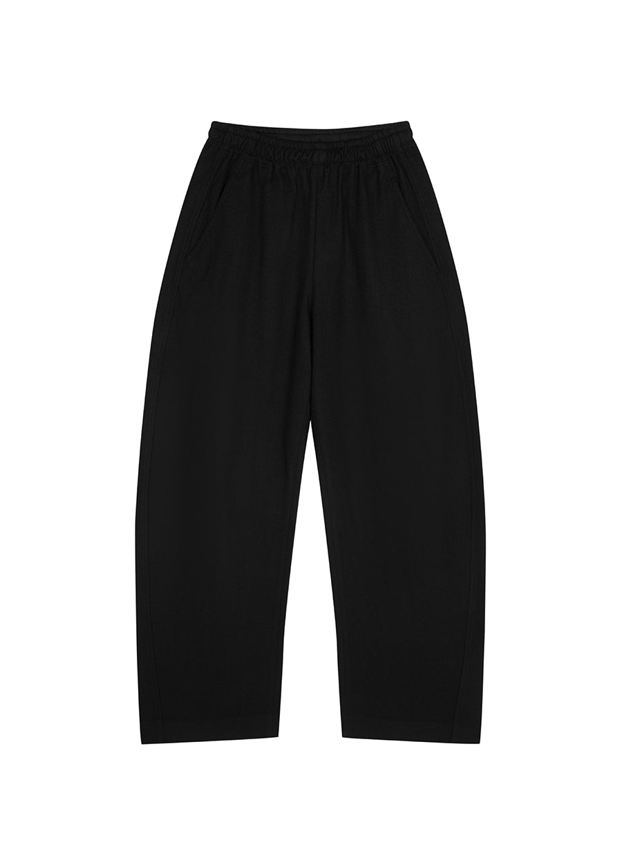 Pants / JNBY Elasticated-Waist Wool Track Pants