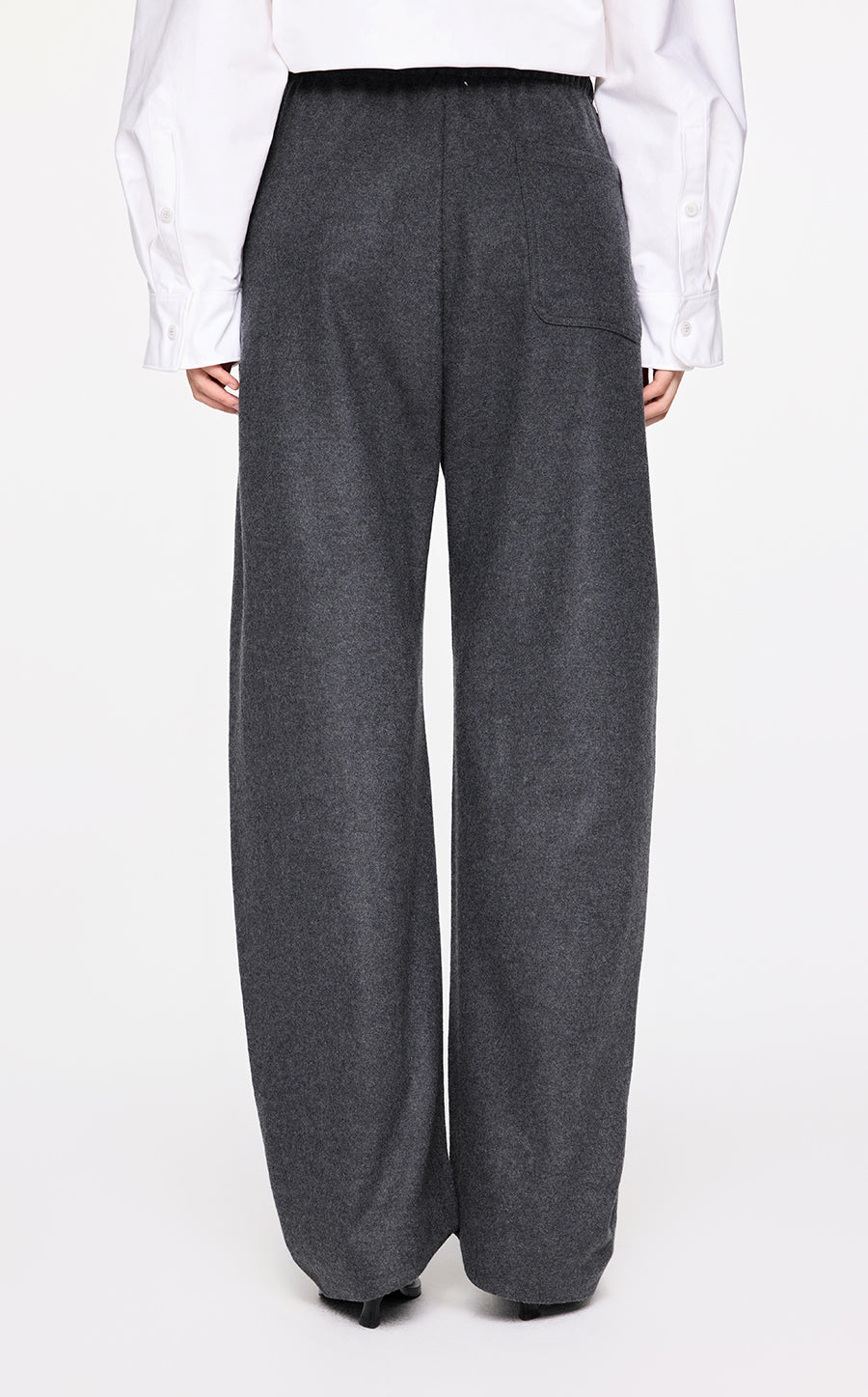 Pants / JNBY Elasticated-Waist Wool Track Pants