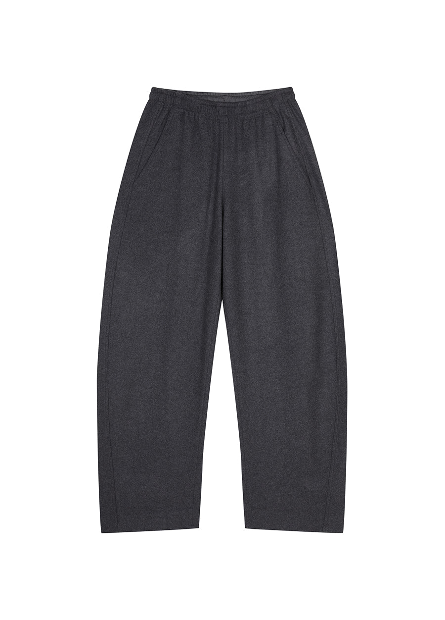 Pants / JNBY Elasticated-Waist Wool Track Pants