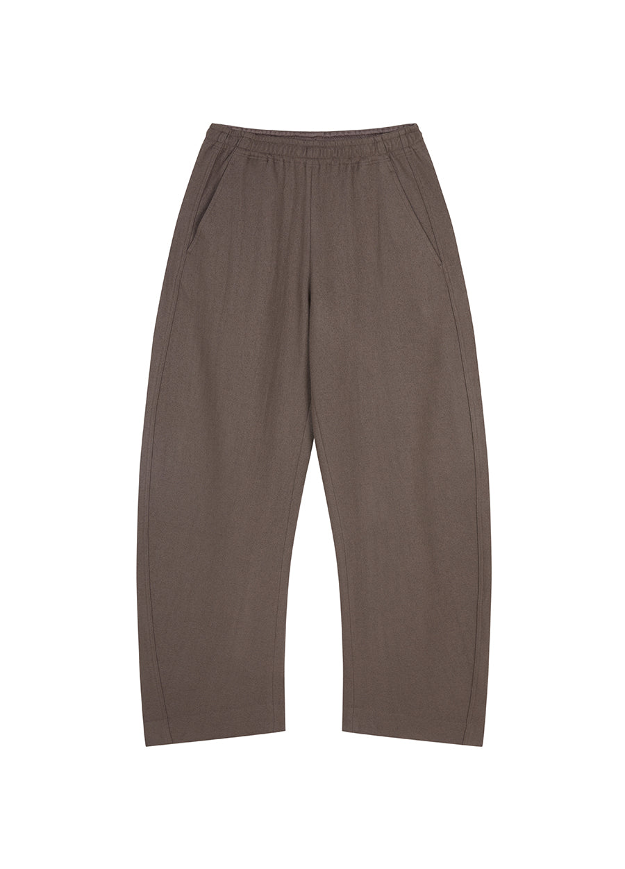 Pants / JNBY Elasticated-Waist Wool Track Pants