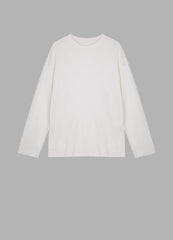 T-Shirt / JNBY Relaxed-fit Silk Long-sleeve T-shirt