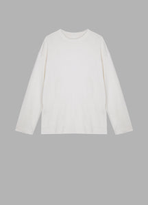 T-Shirt / JNBY Relaxed-fit Silk Long-sleeve T-shirt