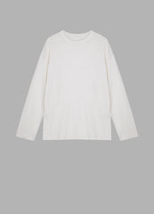 T-Shirt / JNBY Relaxed-fit Silk Long-sleeve T-shirt