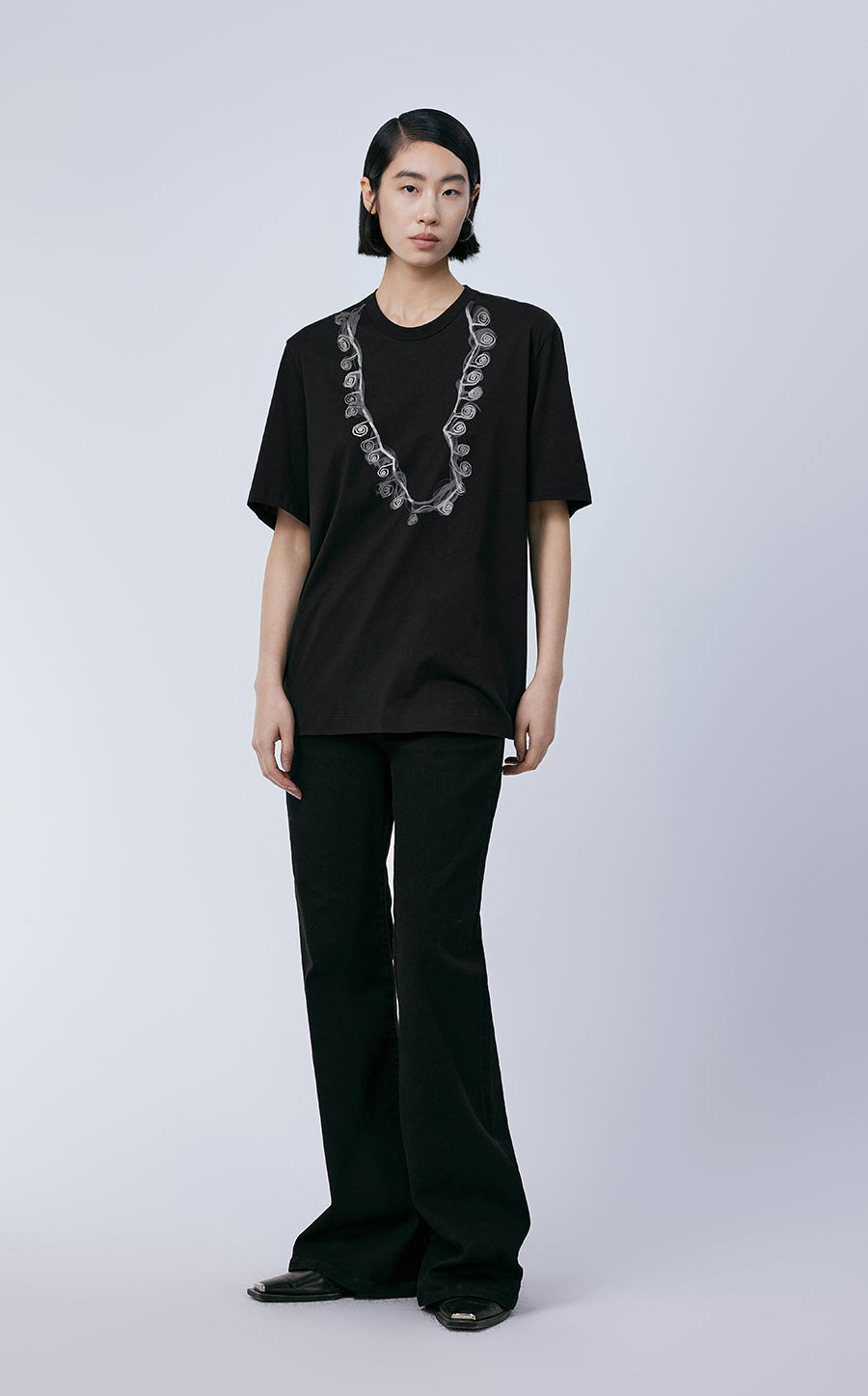 T-shirt / JNBY Miao-inspired Prints Relaxed-fit T-shirt