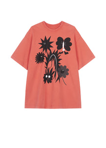 T-shirt / JNBY Graphic Pattern Short Sleeve T-shirt