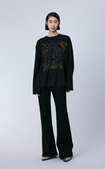 T-shirt / (ESG) JNBY Long-sleeve T-shirt in Floral Pattern（Spring 24）