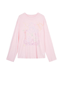 T-shirt / (ESG) JNBY Long-sleeve T-shirt in Floral Pattern（Spring 24）