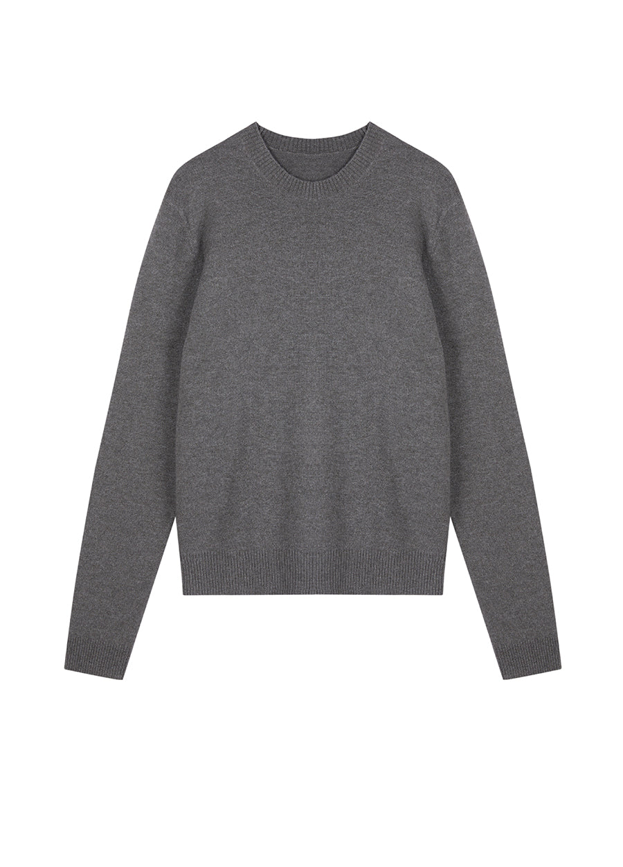 Sweater / JNBY Wool-blend Cashmere Classic Sweater（Spring 24）