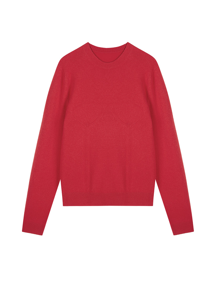 Sweater / JNBY Wool-blend Cashmere Classic Sweater（Spring 24）