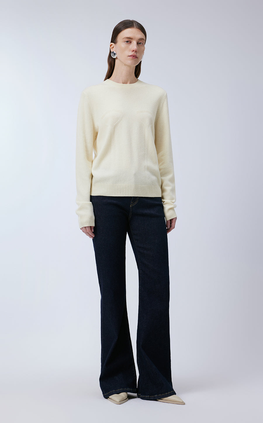 Sweater / JNBY Wool-blend Cashmere Classic Sweater