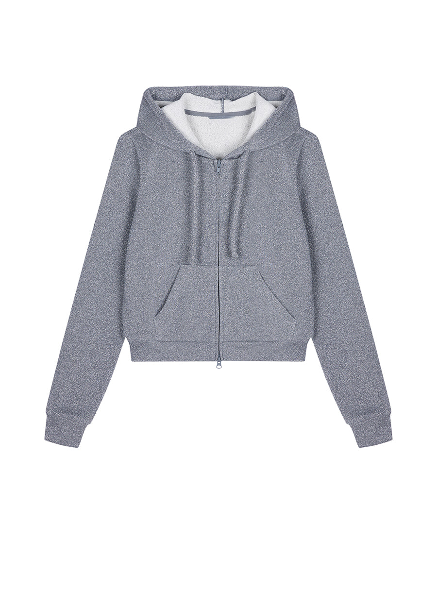 Sweatershirt / JNBY Cotton-blend Viscose Hoodie（Spring 24）