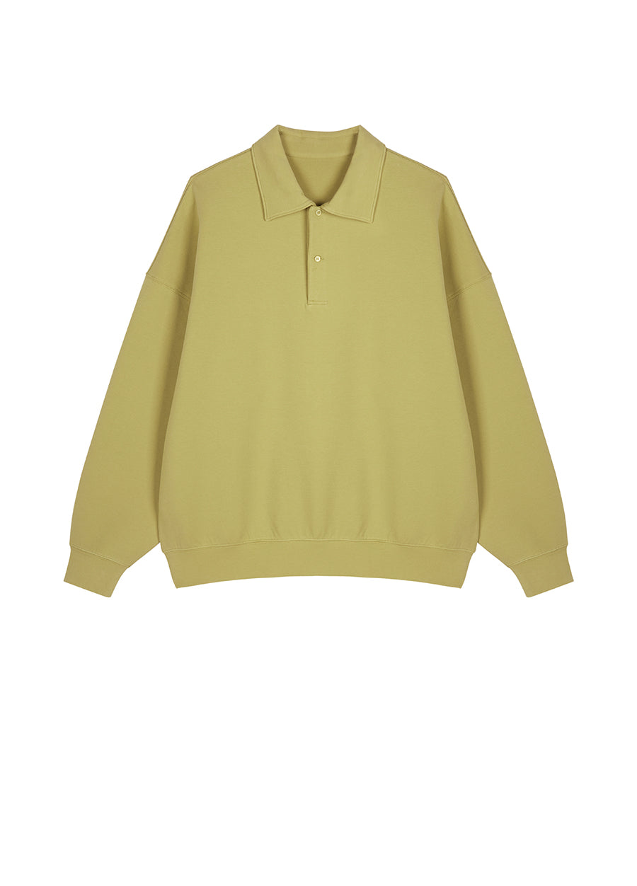 Sweatershirt / JNBY Cotton Polo Collar Relaxed-fit Hoodie（Spring 24）