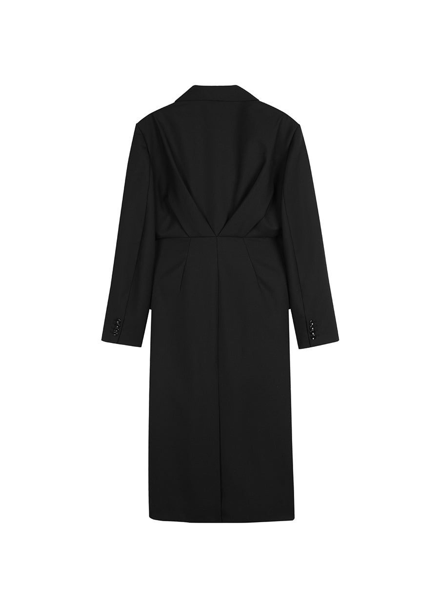 Coat / JNBY Wool Midi Trench Coat（Spring 24）