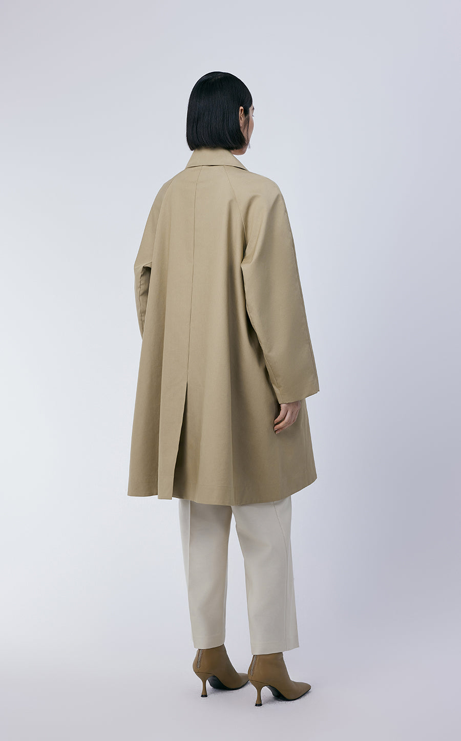 Coat / JNBY A-line Relaxed-fit Trenched Coat（Spring 24）