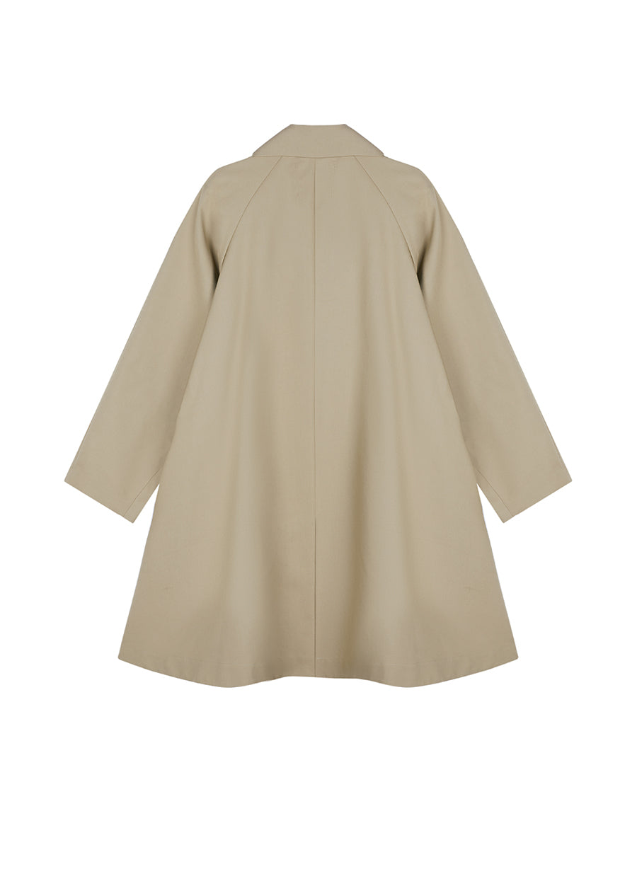 Coat / JNBY A-line Relaxed-fit Trenched Coat（Spring 24）