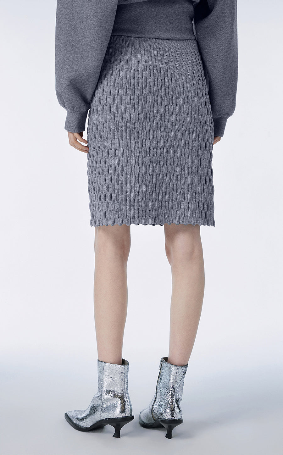 Skirt / JNBY Knee-length Skirt in Pleats（Spring 24）