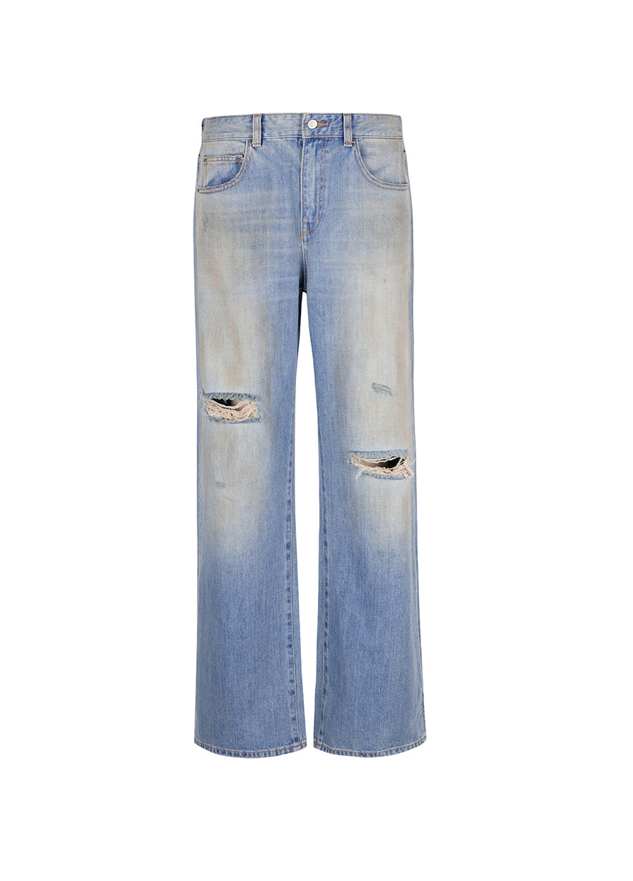 Pants / JNBY Ripped Distressed Jeans