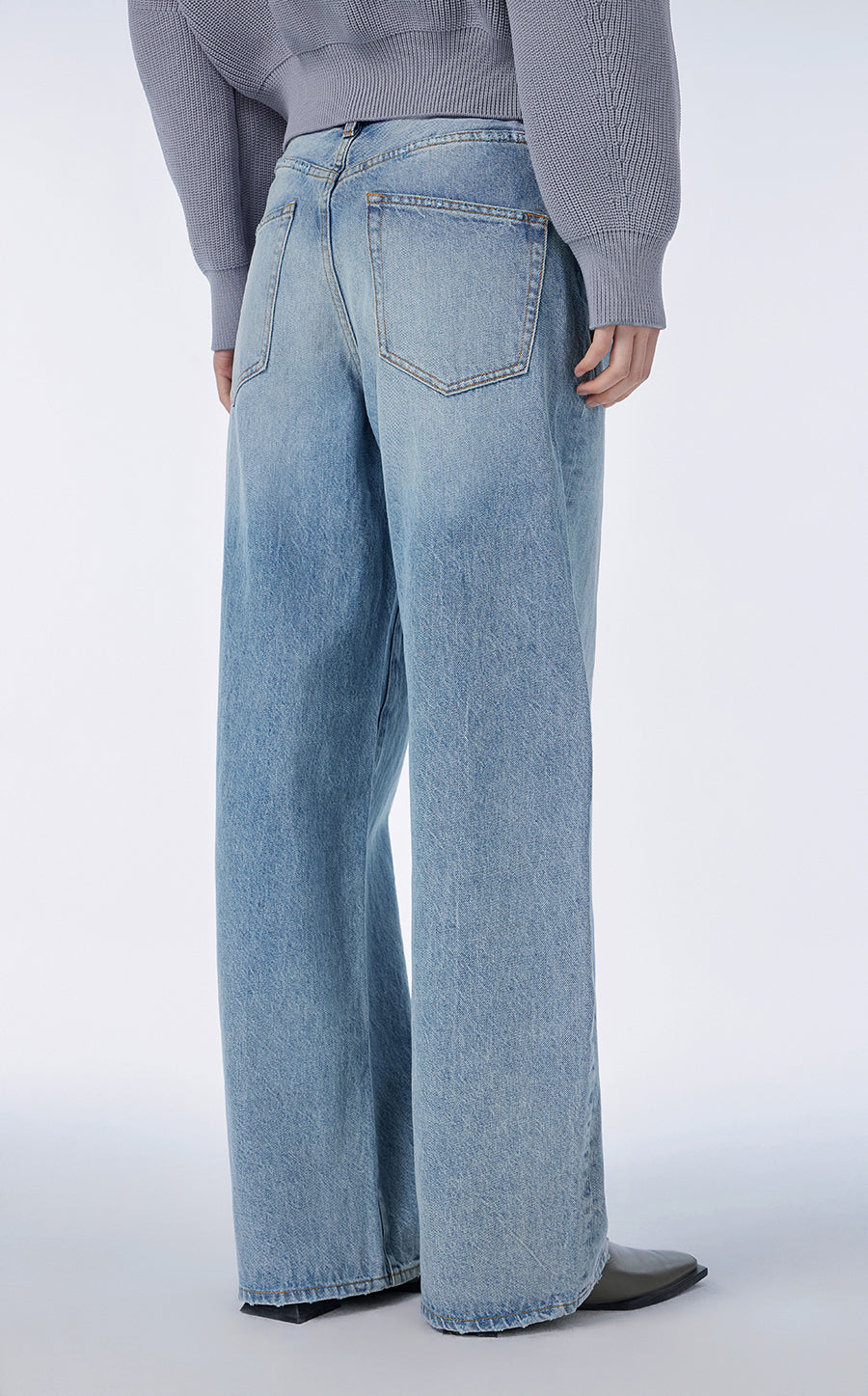 Pants / JNBY Cotton Leisure Wide Leg Pants（Spring 24）