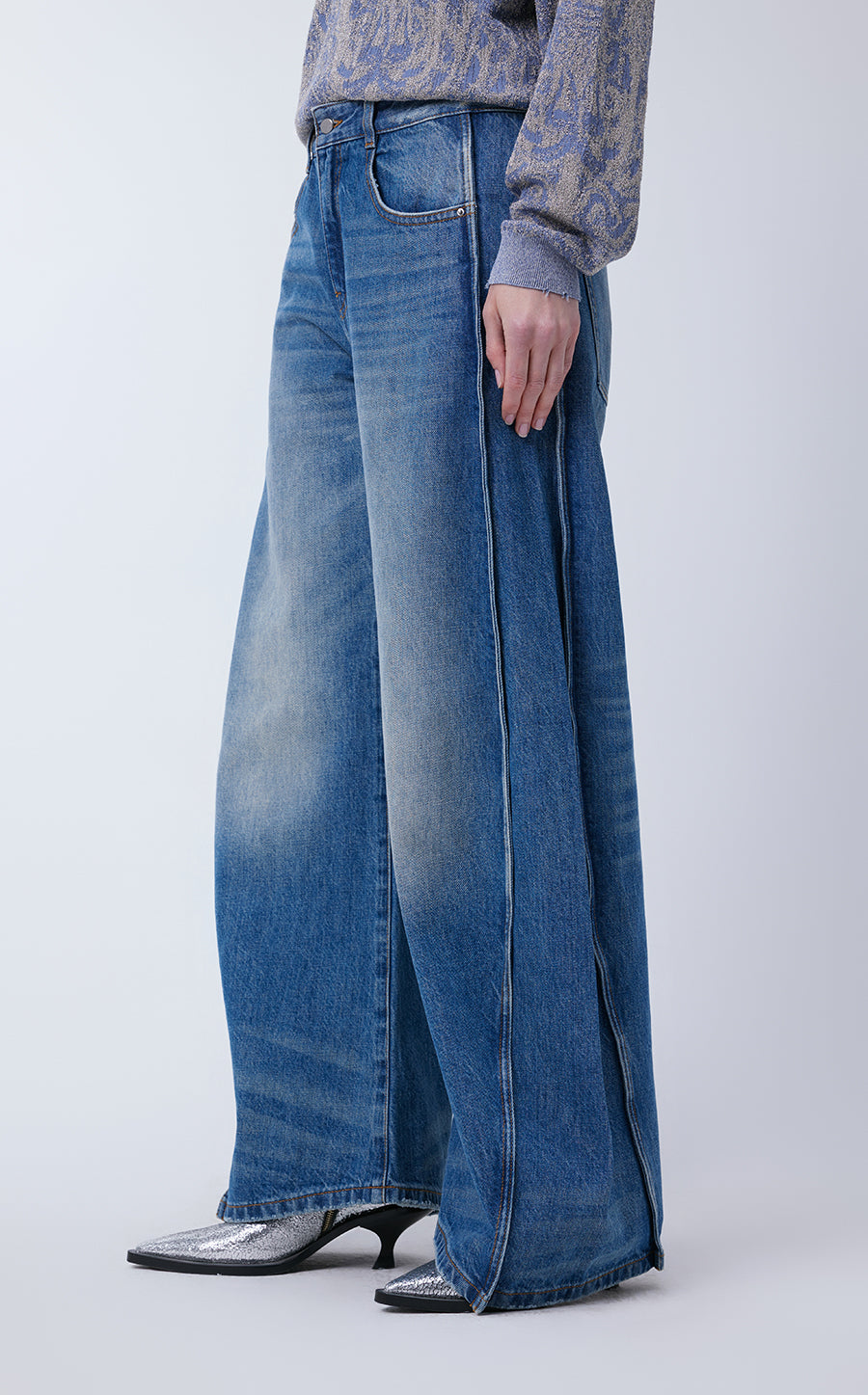 Pants / JNBY Cotton Wide Leg Track pants