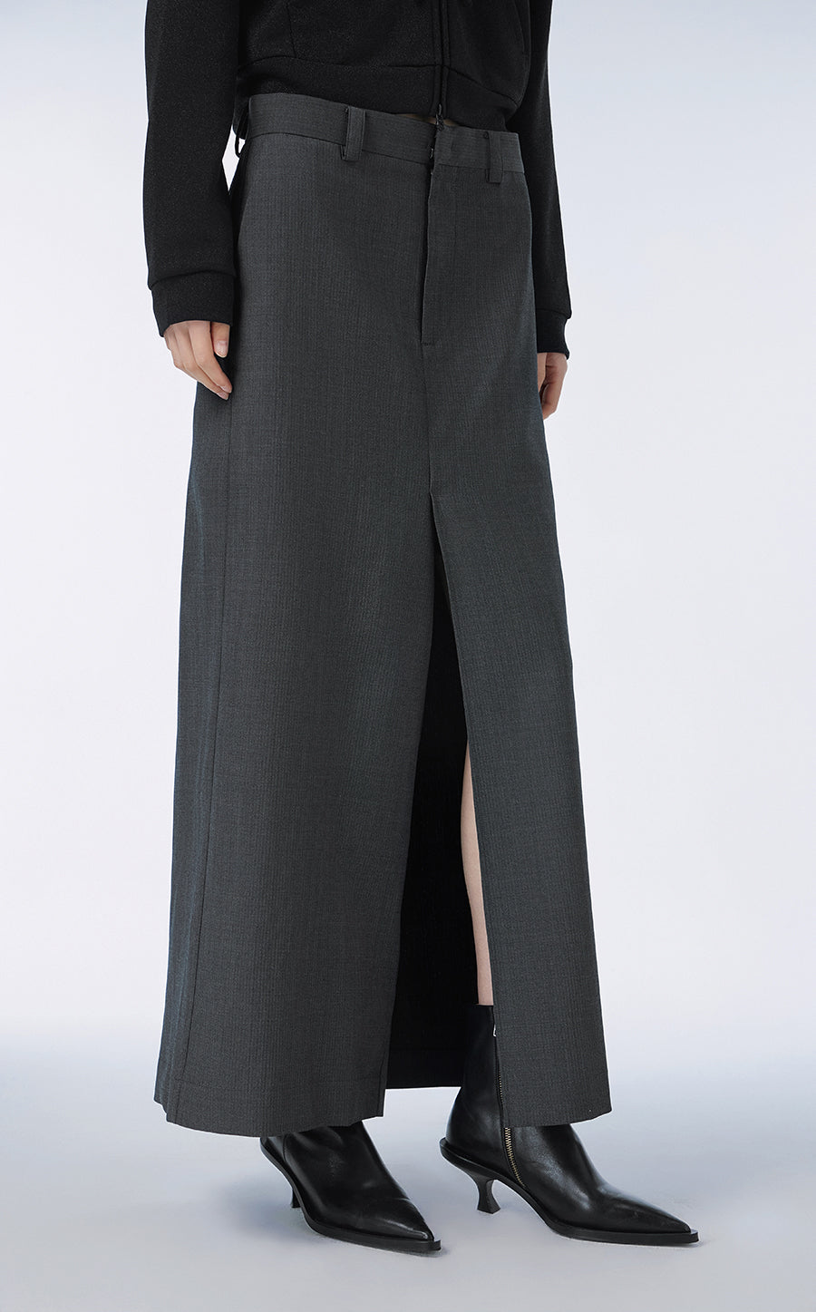 Pants / JNBY Extra Long Wide Leg Wool Pants（Spring 24）