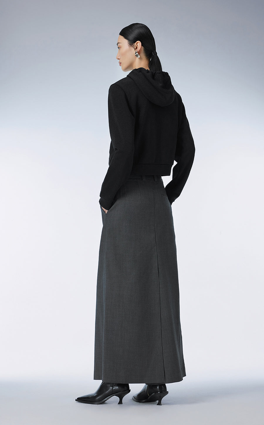 Pants / JNBY Extra Long Wide Leg Wool Pants（Spring 24）