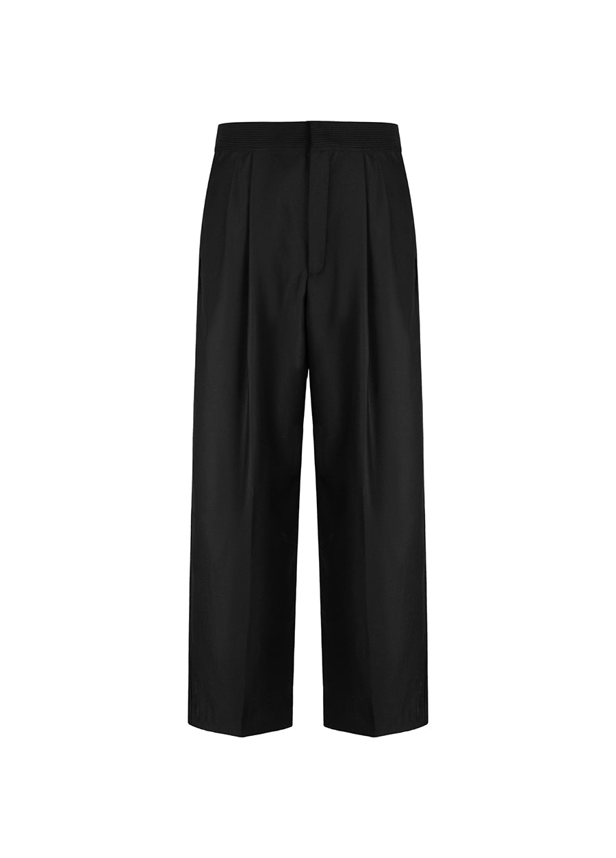 Pants / JNBY Wool Elastic Waist Wide Leg Pants（Spring 24）