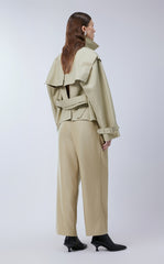 Pants / JNBY Wool Elastic Waist Wide Leg Pants（Spring 24）